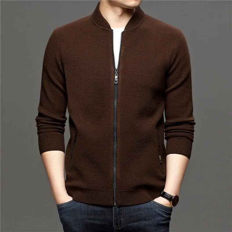 West Louis Brand Designer Thin Warm Wool Sweater