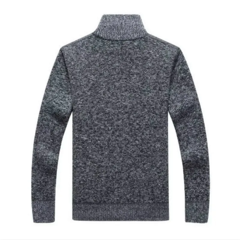 West Louis Fleece Patchwork Wool Fashionable Sweater
